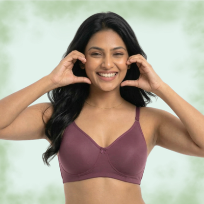 Premium Lycra Solid Full Coverage T-Shirt Bra for Women