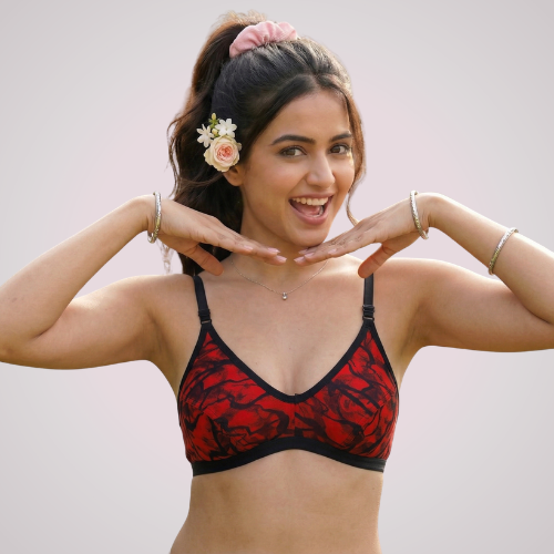 Cotton-Rich Non-Padded Full Coverage Everyday Bra for Women