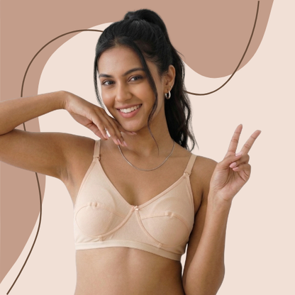 Cotton-Rich Non-Padded Full Coverage Everyday Bra for Women