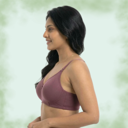 Premium Lycra Solid Full Coverage T-Shirt Bra for Women