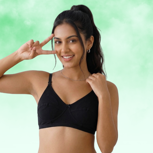 Cotton-Rich Non-Padded Full Coverage Everyday Bra for Women