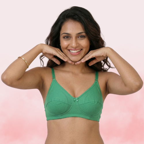 Cotton-Rich Non-Padded Full Coverage Everyday Bra for Women