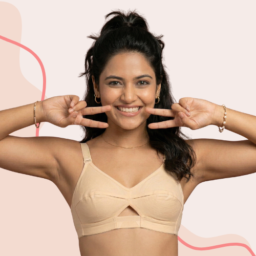 Cotton-Rich Non-Padded Full Coverage Everyday Bra for Women