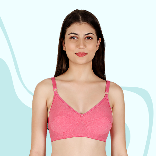 Cotton-Rich Non-Padded Full Coverage Everyday Bra for Women