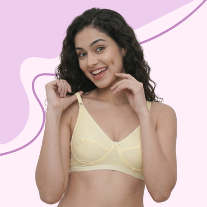Cotton-Rich Non-Padded Full Coverage Everyday Bra for Women