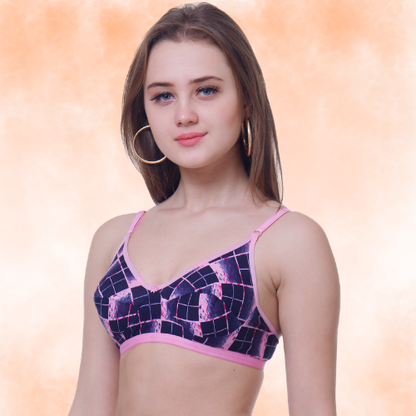 Cotton-Rich Non-Padded Full Coverage Everyday Bra for Women