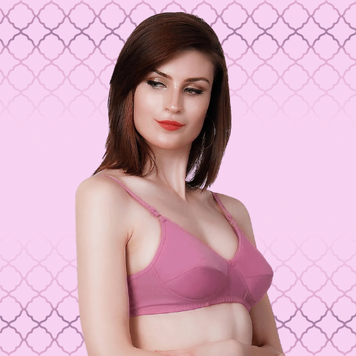 Cotton-Rich Lightly Padded Bra For Women