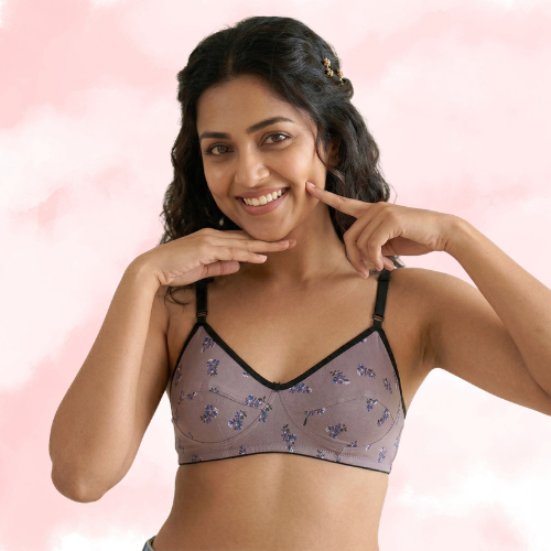 Cotton-Rich Non-Padded Full Coverage Everyday Bra for Women
