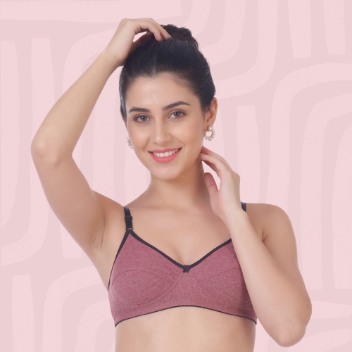 Cotton-Rich Lightly Padded Bra For Women