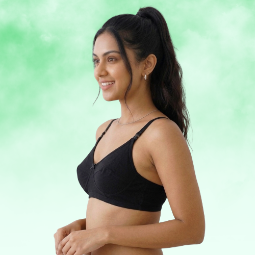 Cotton-Rich Non-Padded Full Coverage Everyday Bra for Women