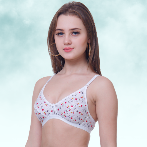 Cotton-Rich Non-Padded Full Coverage Everyday Bra for Women