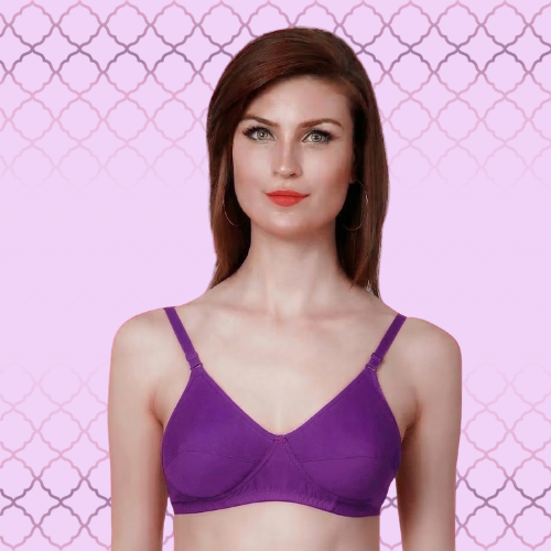 Cotton-Rich Lightly Padded Bra For Women