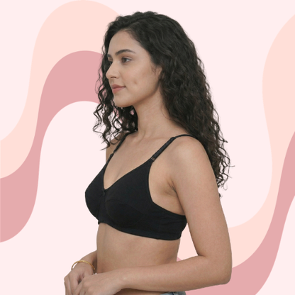 Cotton-Rich Non-Padded Full Coverage Everyday Bra for Women
