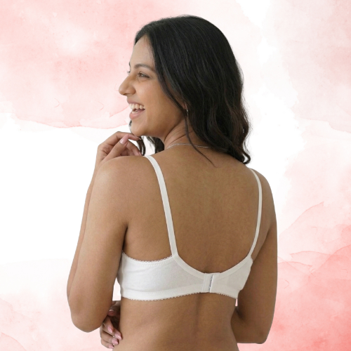 Cotton-Rich Non-Padded Full Coverage Everyday Bra for Women