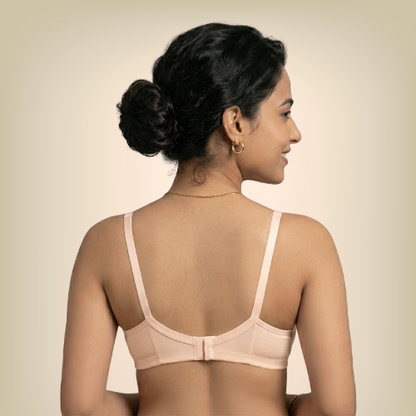 Cotton-Rich Non-Padded Full Coverage Everyday Bra for Women