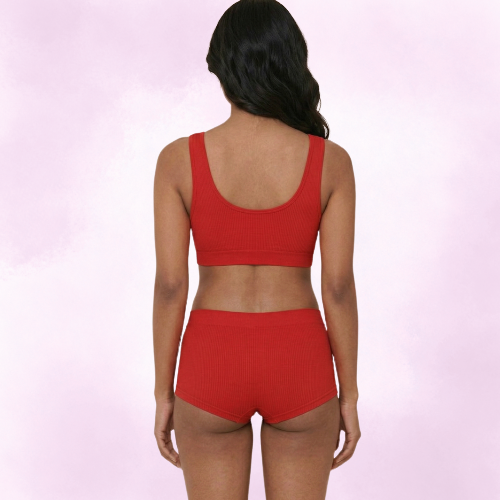 Cotton-Rich Full Coverage Everyday Lingerie Set For Women