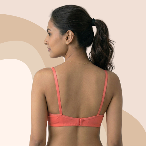 Cotton-Rich Non-Padded Full Coverage Everyday Bra for Women