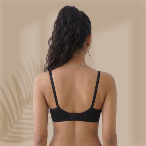 Cotton-Rich Non-Padded Full Coverage Fancy Bra for Women