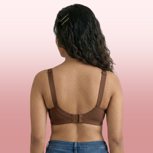 Cotton-Rich Non-Padded Full Coverage Everyday Bra for Women