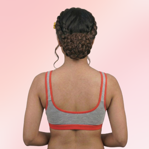 Cotton-Rich Full Coverage Sports Bra For Women