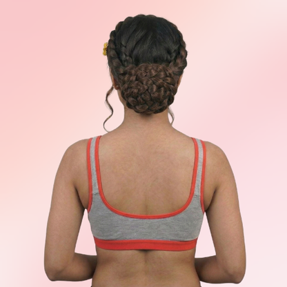 Cotton-Rich Full Coverage Sports Bra For Women