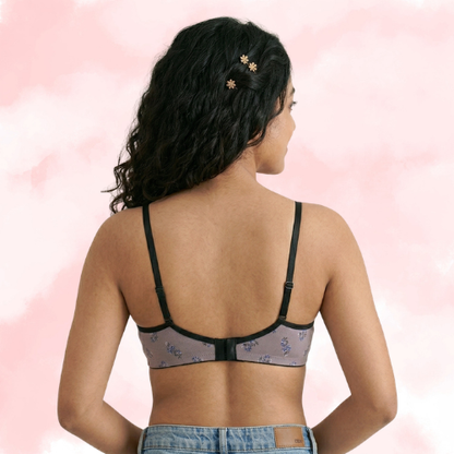 Cotton-Rich Non-Padded Full Coverage Everyday Bra for Women