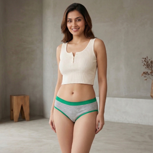 Cotton-Rich Low-Waist Hipster Panty for Women