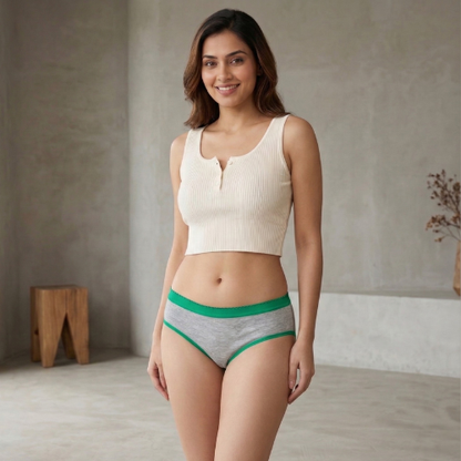 Cotton-Rich Low-Waist Hipster Panty for Women