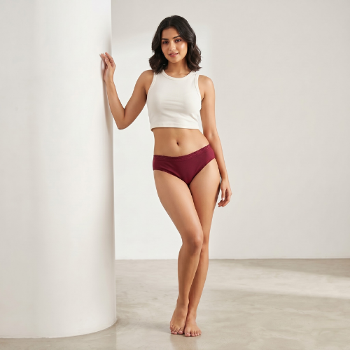 Cotton-Rich Low-Rise Bikini Panty For Women