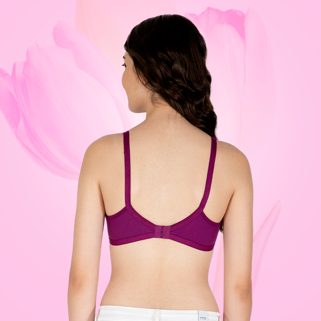 Cotton-Rich Non-Padded Full Coverage Everyday Bra for Women