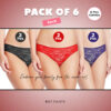 PACK OF 6 NET PANTY